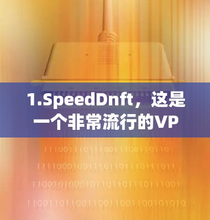 1.SpeedDnft，这是一个非常流行的VPN服务，提供高速连接和广告过滤，适合需要快速访问互联网的用户