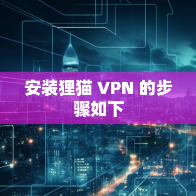 安装狸猫 VPN 的步骤如下